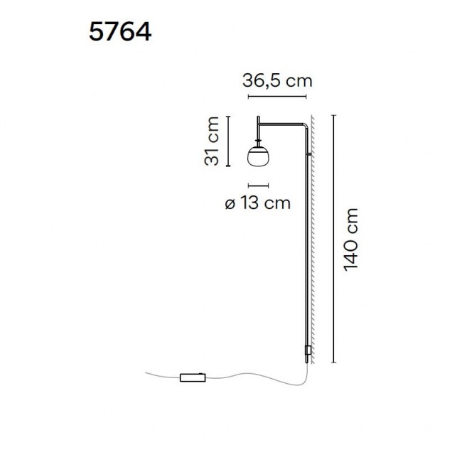 Бра Vibia Tempo 5764 58 /15