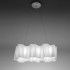 Подвесной светильник Artemide Logico sospensione 3 in linea 0455020A Подвесной светильник Artemide Logico sospensione 3 in linea 0455020A