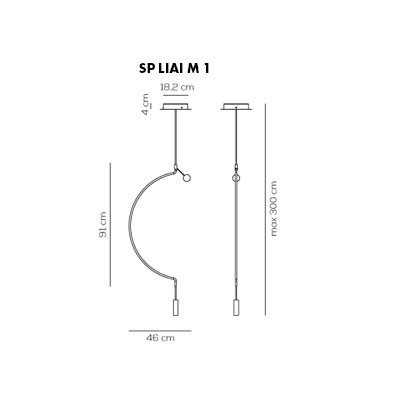 Подвесной светильник Axo Light Liaison SP LIAI M 1 NE OO LED Подвесной светильник Axo Light Liaison SP LIAI M 1 NE OO LED