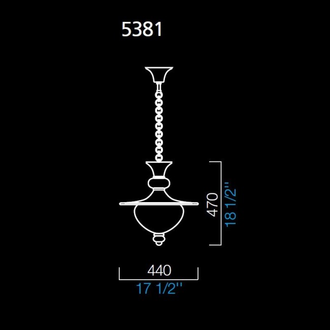 Подвесной светильник Barovier&Toso Fanali veneziani 5381/DO Подвесной светильник Barovier&Toso Fanali veneziani 5381/DO