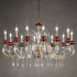 Люстра Euroluce Aurora L12 gold ruby Люстра Euroluce Aurora L12 gold ruby
