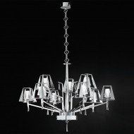 Люстра IDL Prestige 532/6+3 pure steel Люстра IDL Prestige 532/6+3 pure steel