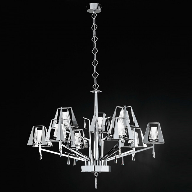 Люстра IDL Prestige 532/6+3 pure steel Люстра IDL Prestige 532/6+3 pure steel