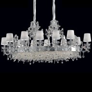 Люстра Masiero Maria Teresa VE 921/24 MT CUT CRYSTAL COT/12/WH