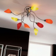 Потолочная люстра De Majo POLI PO P8/A8 0POLI0P-8 multi Потолочная люстра De Majo POLI PO P8/A8 0POLI0P-8 multi