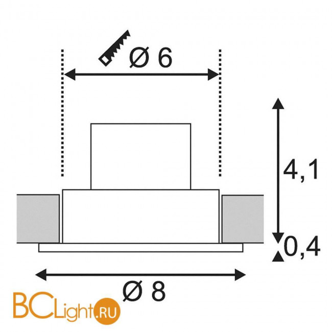 Встраиваемый спот (точечный светильник) SLV Patta 114426 Встраиваемый спот (точечный светильник) SLV Patta 114426
