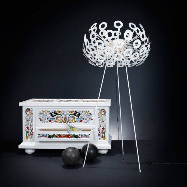 Напольный светильник MOOOI Dandelion FLOOR LAMP MOLDAF----W Напольный светильник MOOOI Dandelion FLOOR LAMP MOLDAF----W