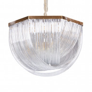 Люстра DeLight Collection Murano Glass A001-800 L12 brass/clear Люстра DeLight Collection Murano Glass A001-800 L12 brass/clear