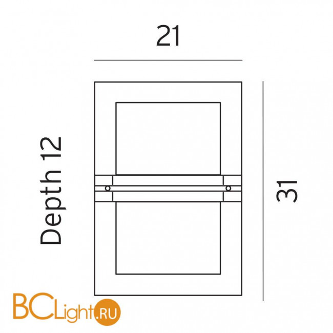 Уличный настенный светильник Norlys Basel 668ST