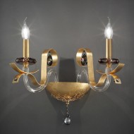 Бра Euroluce Nuage A2 Gold Amber Бра Euroluce Nuage A2 Gold Amber