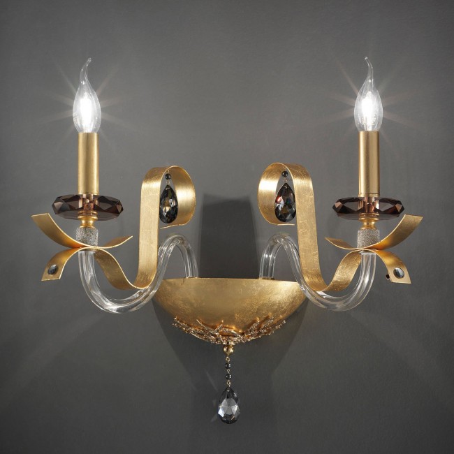 Бра Euroluce Nuage A2 Gold Amber Бра Euroluce Nuage A2 Gold Amber