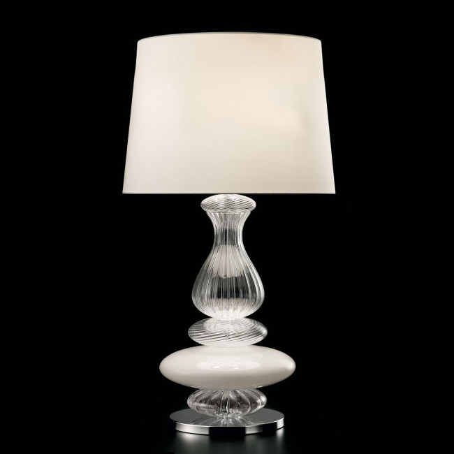 Настольная лампа Barovier&Toso Pigale 5677/BC/BB Настольная лампа Barovier&Toso Pigale 5677/BC/BB