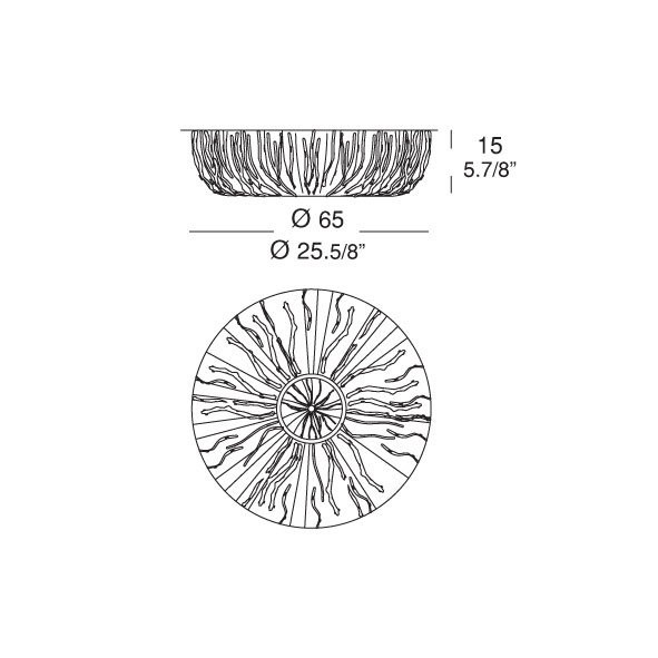 Потолочный светильник MURANOdue Gallery Campiello PL 65 0000392 Потолочный светильник MURANOdue Gallery Campiello PL 65 0000392