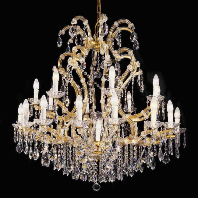 Люстра Beby Group Novecento 975/16+8+1 Light gold CUT CRYSTAL