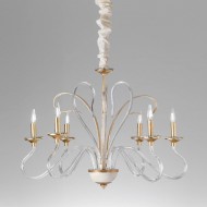 Люстра Masca Deco 1878/6 Bianco oro Люстра Masca Deco 1878/6 Bianco oro