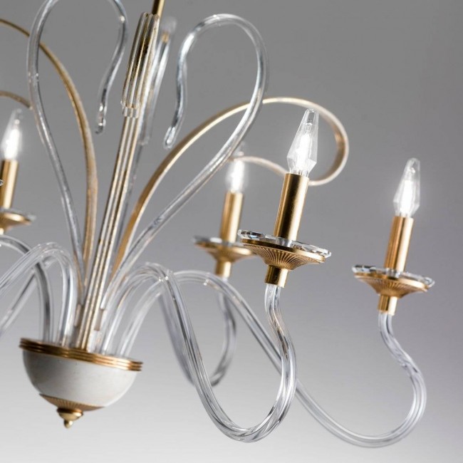 Люстра Masca Deco 1878/6 Bianco oro Люстра Masca Deco 1878/6 Bianco oro