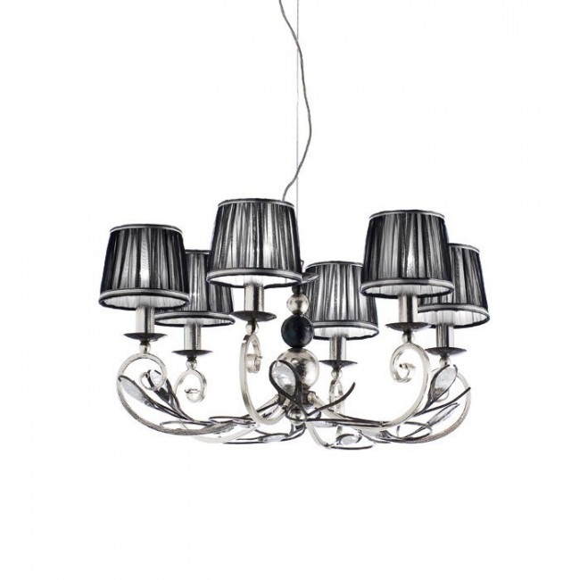 Люстра MM Lampadari Pavone 6920/6 V2556 With Organza Люстра MM Lampadari Pavone 6920/6 V2556 With Organza