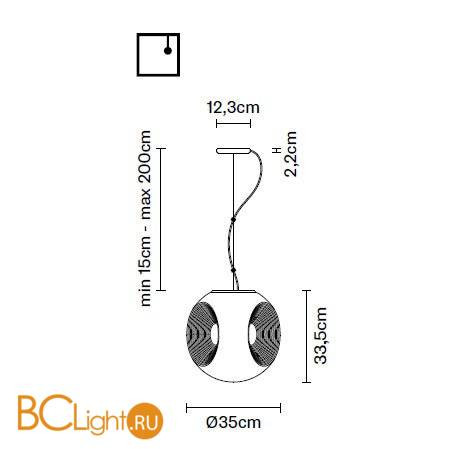 Подвесной светильник Fabbian Eyes F34 A01 00