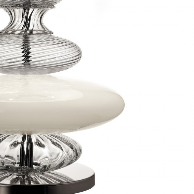 Настольная лампа Barovier&Toso Pigale 5678/BC/BB Настольная лампа Barovier&Toso Pigale 5678/BC/BB