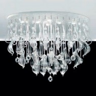 Потолочный светильник MURANOdue Gallery Elysee PL 100 Cristallo 0000408 Потолочный светильник MURANOdue Gallery Elysee PL 100 Cristallo 0000408