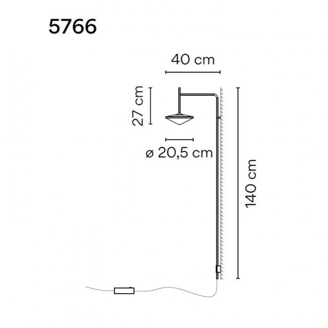 Бра Vibia Tempo 5766 18 /15 Бра Vibia Tempo 5766 18 /15