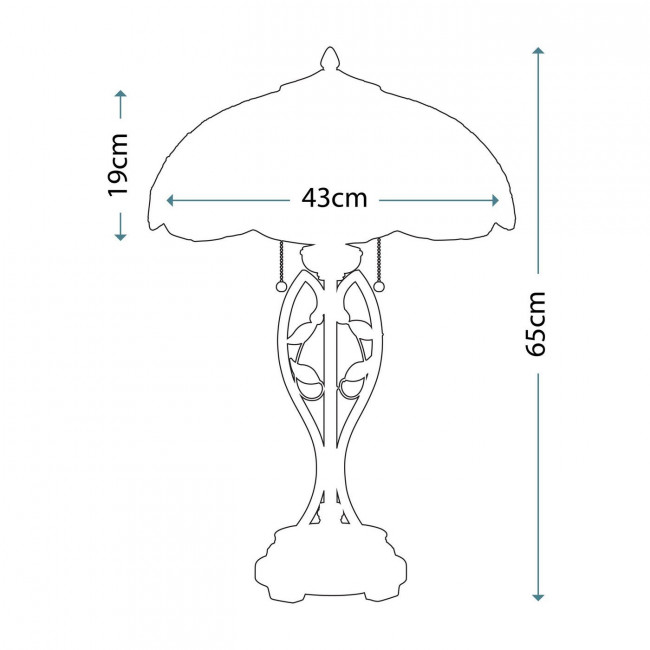 Настольная лампа Quoizel Belle QZ/BELLE/TL