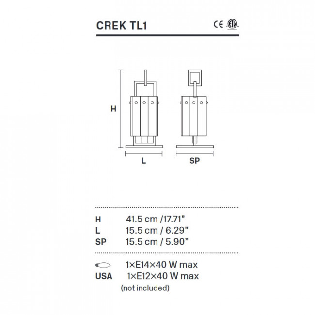 Настольный светильник Masiero Crek TL1 Настольный светильник Masiero Crek TL1