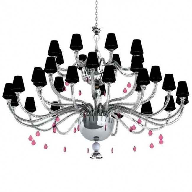 Люстра Beby Group Pure 7820BB5 Chrome Silver Cortina Black Lilac Люстра Beby Group Pure 7820BB5 Chrome Silver Cortina Black Lilac