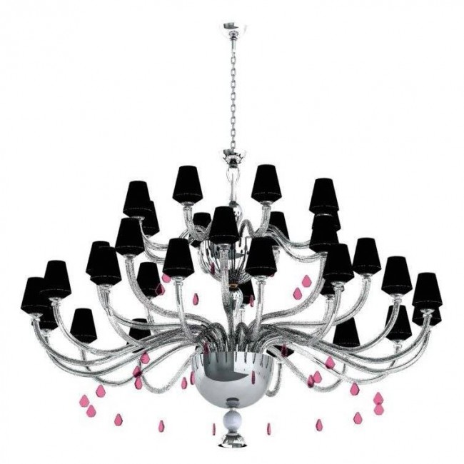 Люстра Beby Group Pure 7820BB5 Chrome Silver Cortina Black Lilac Люстра Beby Group Pure 7820BB5 Chrome Silver Cortina Black Lilac