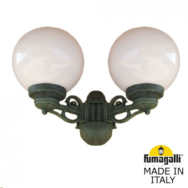 Уличный настенный светильник Fumagalli Globe 250 G25.141.000.VYE27 Уличный настенный светильник Fumagalli Globe 250 G25.141.000.VYE27