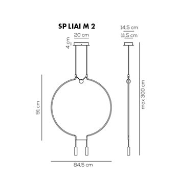 Подвесной светильник Axo Light Liaison SP LIAI M 2 NE OO LED Подвесной светильник Axo Light Liaison SP LIAI M 2 NE OO LED