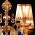 Люстра Euroluce Lyra L6 Gold Amber Shade Люстра Euroluce Lyra L6 Gold Amber Shade