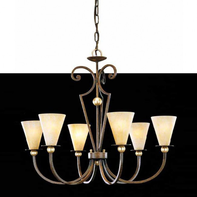 Люстра Lucienne Monique Kytheras 7430/6 Ruggine Люстра Lucienne Monique Kytheras 7430/6 Ruggine