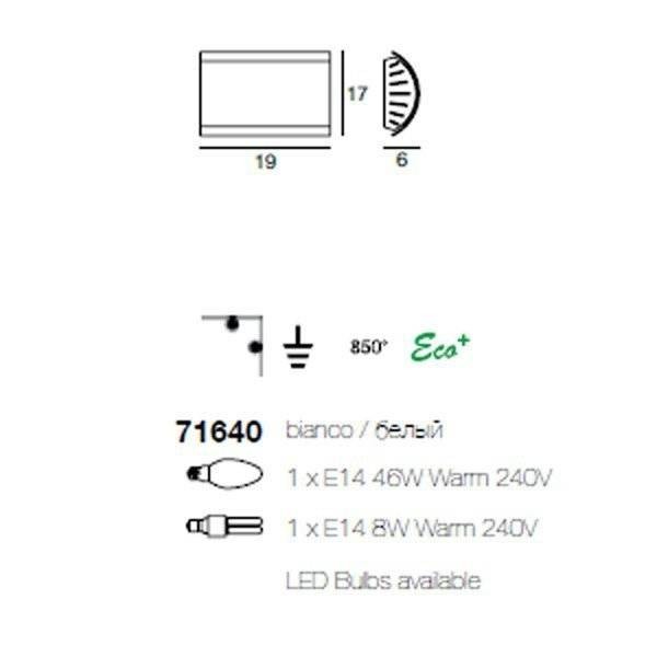 Настенно-потолочный светильник Linea Light 71640