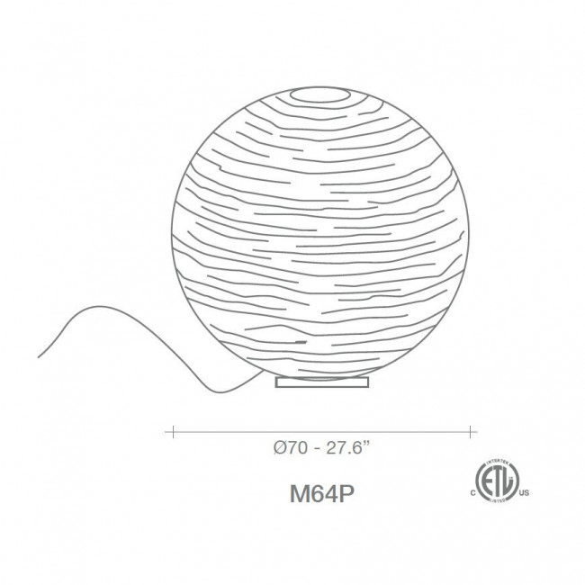 Настольная лампа Terzani Magdalena M64P E8 C8 Настольная лампа Terzani Magdalena M64P E8 C8
