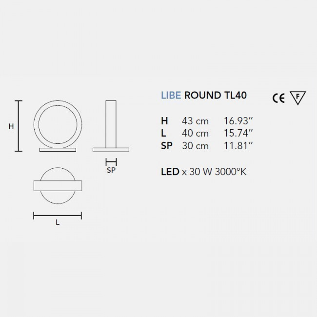 Настольный светильник Masiero Libe Round TL40 W01 Настольный светильник Masiero Libe Round TL40 W01