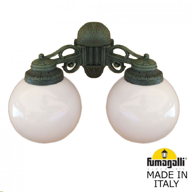 Уличный настенный светильник Fumagalli Globe 250 G25.141.000.VYE27DN Уличный настенный светильник Fumagalli Globe 250 G25.141.000.VYE27DN