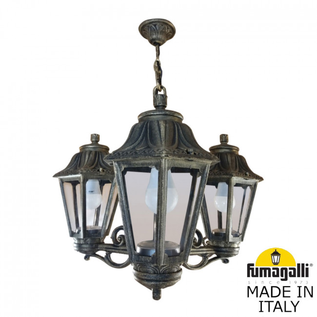 Уличный подвесной светильник Fumagalli Anna E22.120.S30.BXF1R Уличный подвесной светильник Fumagalli Anna E22.120.S30.BXF1R