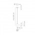 Подвесной светильник Axo Light Spillray SP SPILL M SPSPILLMBRCR12V Подвесной светильник Axo Light Spillray SP SPILL M SPSPILLMBRCR12V