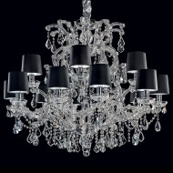 Люстра Masiero Maria Teresa VE 925/15 MT CUT CRYSTAL COT/16/BK