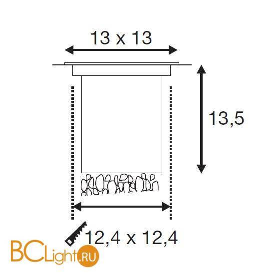 Встраиваемый спот (точечный светильник) SLV Dasar 229374 Встраиваемый спот (точечный светильник) SLV Dasar 229374