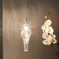 Подвесной светильник Renzo Del Ventisette Ohlala S14558/1 SC DEC. cromo SENZA CRISTALLO Подвесной светильник Renzo Del Ventisette Ohlala S14558/1 SC DEC. cromo SENZA CRISTALLO