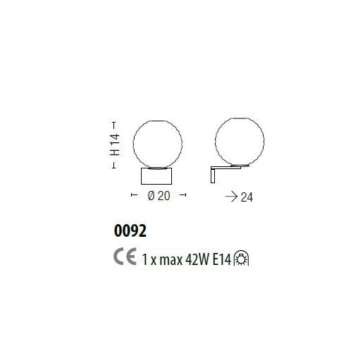 Бра Sylcom Jupiter 0092 K AMT Бра Sylcom Jupiter 0092 K AMT