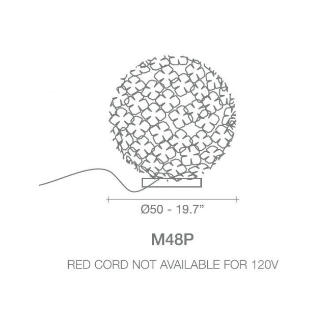 Настольная лампа Terzani Orten'zia M48P E7 C8