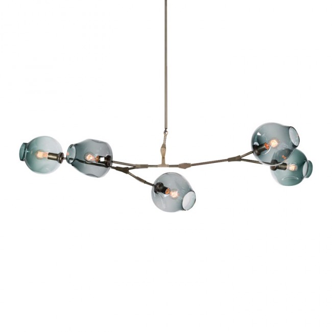 Люстра DeLight Collection Bubble KG0579P-5 smoky