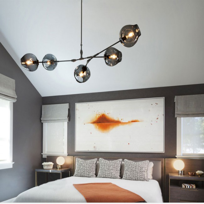 Люстра DeLight Collection Bubble KG0579P-5 smoky