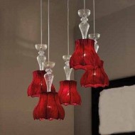 Подвесной светильник Evi Style Vintage glass SO5 Pagoda ES0226SO04SR Подвесной светильник Evi Style Vintage glass SO5 Pagoda ES0226SO04SR