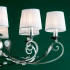 Люстра MM Lampadari Pavone 6920/8 Ovale V2556 With White Organza