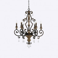 Люстра Quoizel Marquette QZ/MARQUETTE6/A Люстра Quoizel Marquette QZ/MARQUETTE6/A
