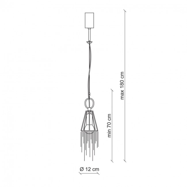 Подвесной светильник Patrizia Garganti Burlesque PG289 Подвесной светильник Patrizia Garganti Burlesque PG289
